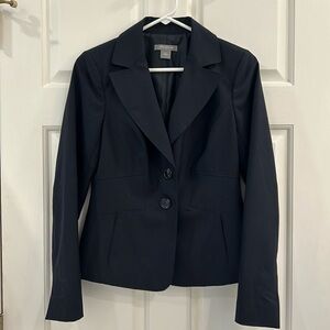 Ann Taylor navy blue blazer size 2